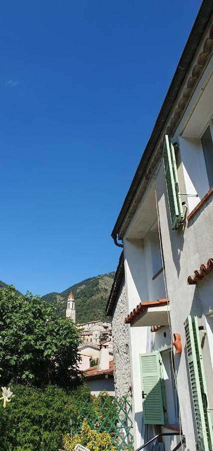 La Tiniera A Luceram - Maison Renovee 2023- Terrasse - Wifi - Village Des Creches Kültér fotó