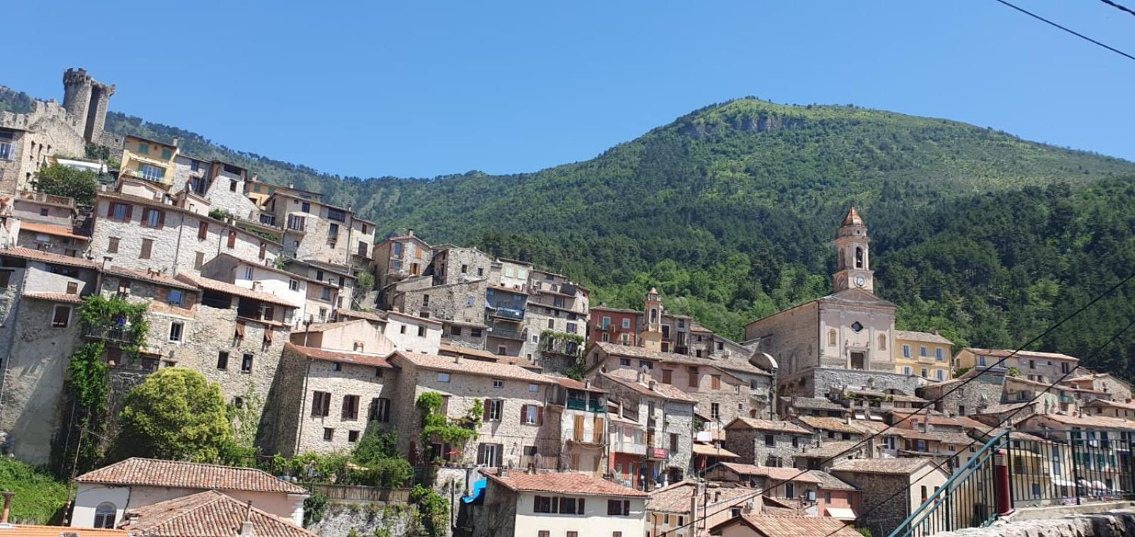 La Tiniera A Luceram - Maison Renovee 2023- Terrasse - Wifi - Village Des Creches Kültér fotó